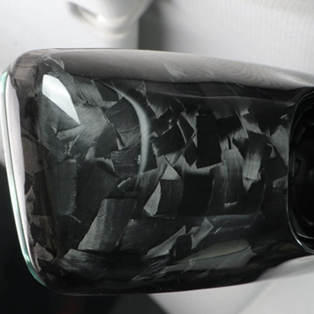 Tesla Model 3 Real Molded Forged Carbon Fiber Rearview Mirror Overlay ...