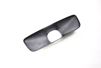 Real Molded Matte Carbon Fiber Rearview Mirror Overlay For Tesla Model Y 2020-2024