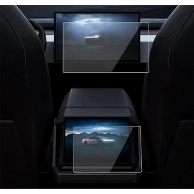 2Pcs HD Tempered Glass Screen Protector Set For Tesla Cybertruck 2024+ - PimpMyEV