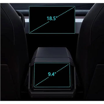 2Pcs HD Tempered Glass Screen Protector Set For Tesla Cybertruck 2024+ - PimpMyEV