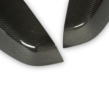 Real Molded Carbon Fiber Side Mirror Overlay Covers for Tesla Model S 2022+ - PimpMyEV