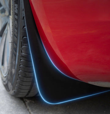 Matte Black Mud Flaps Splash Guards  Tesla Model 3 2023-2024 Highland - PimpMyEV