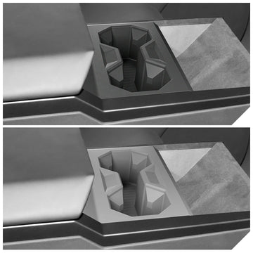 Silicone Front Cup Holder Insert For Tesla Cybertruck 2025 - PimpMyEV