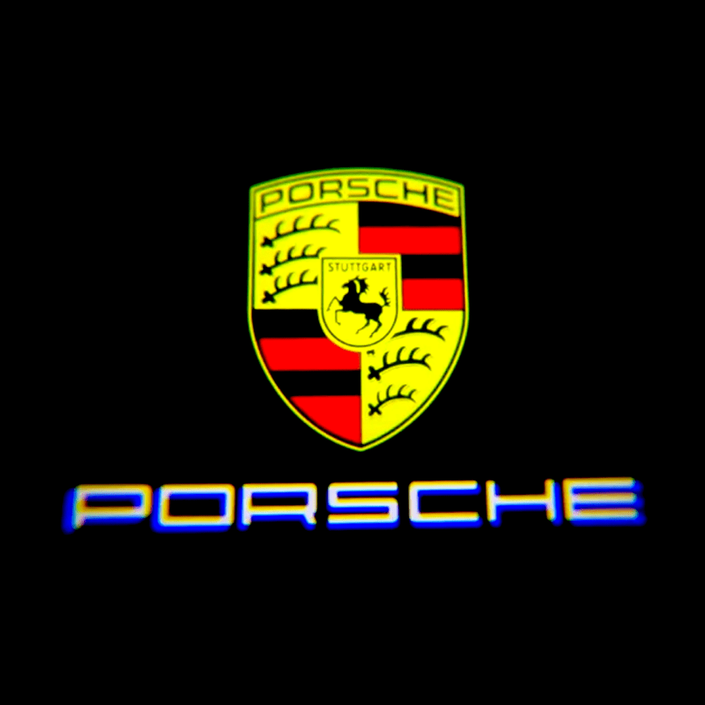 Porsche Boxster 981/982 3rd/4th Gen Dynamic Dual Lens Premium Door Puddle Lights Multiple Designs 2012-2025