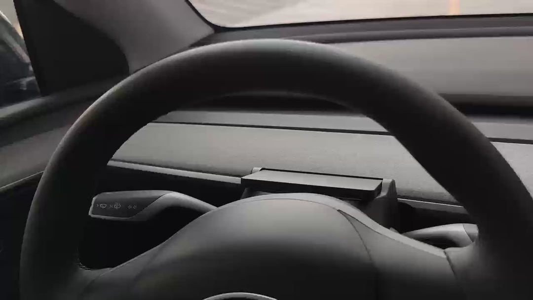 Retrofit Motorized Folding Mini Stubby Instrument Cluster For Tesla Model Y 2020-2026