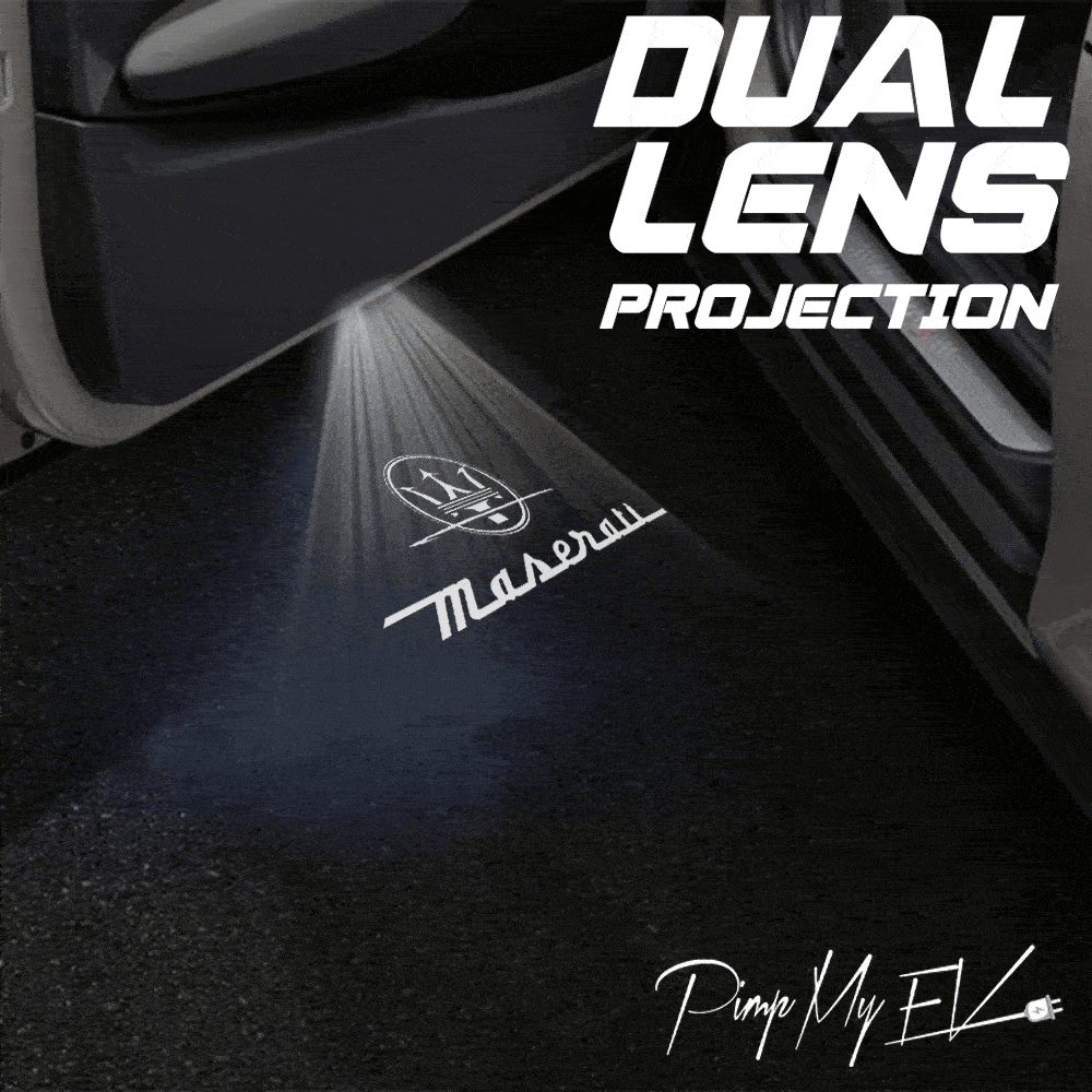 Maserati Levante Dynamic Dual Lens Premium Door Puddle Lights Multiple Designs 2017-2024