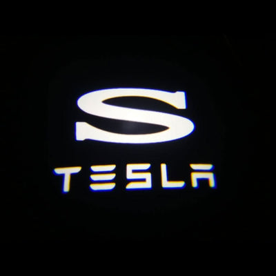 Tesla Model S Dynamic Dual Lens Premium Door Puddle Lights Multiple Designs 2014-2019