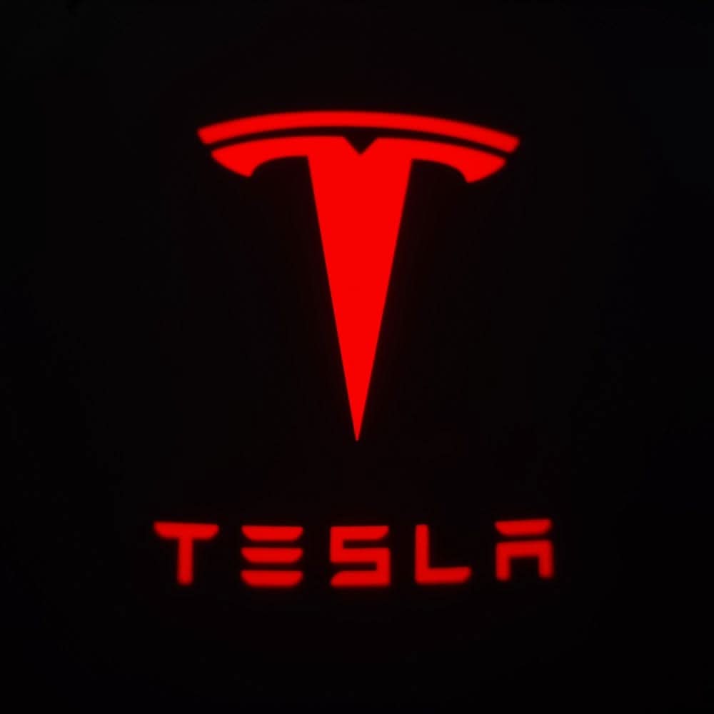 Tesla Model X Dynamic Dual Lens Premium Door Puddle Lights Multiple Designs 2016-2021