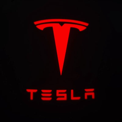 Tesla Model X Dynamic Dual Lens Premium Door Puddle Lights Multiple Designs 2016-2021