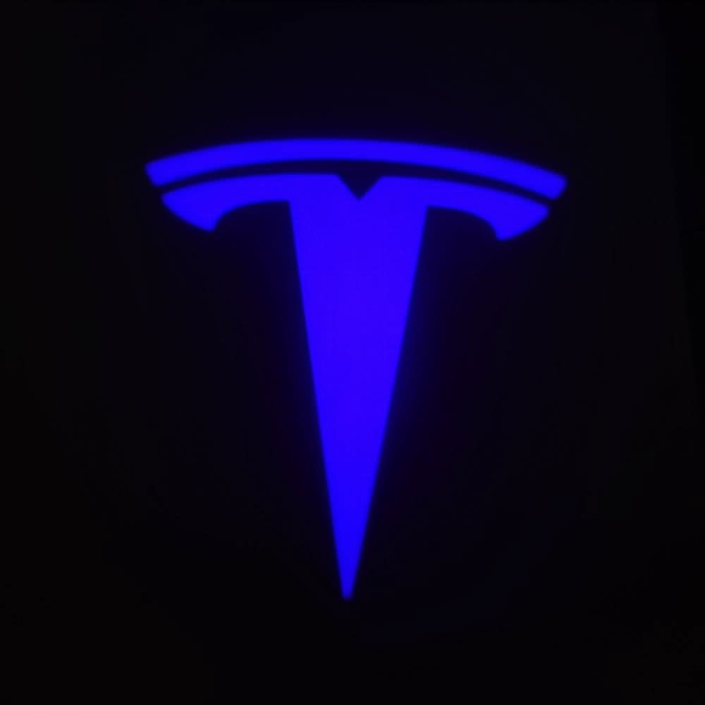 Tesla Model X Dynamic Dual Lens Premium Door Puddle Lights Multiple Designs 2016-2021