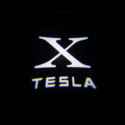 Tesla Model X Dynamic Dual Lens Premium Door Puddle Lights Multiple Designs 2016-2021