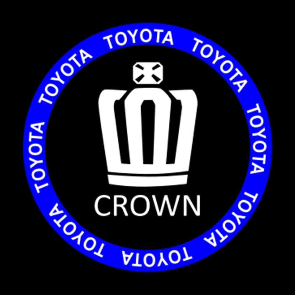 Toyota Crown 12th/13th/14th Gen Dynamic Dual Lens Premium Door Puddle Lights Multiple Designs 2003–2017