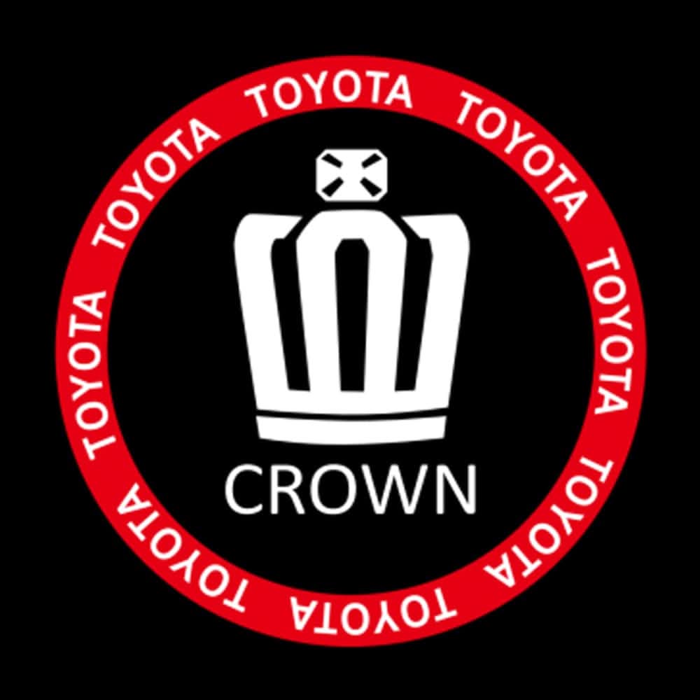 Toyota Crown 12th/13th/14th Gen Dynamic Dual Lens Premium Door Puddle Lights Multiple Designs 2003–2017