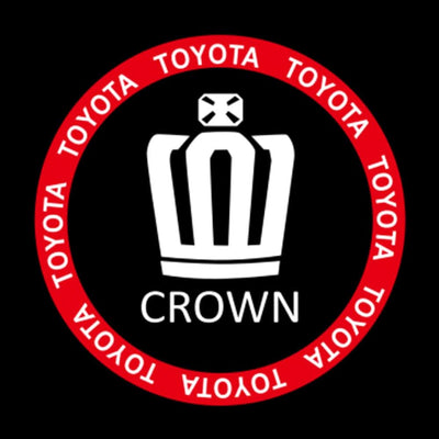 Toyota Crown 12th/13th/14th Gen Dynamic Dual Lens Premium Door Puddle Lights Multiple Designs 2003–2017