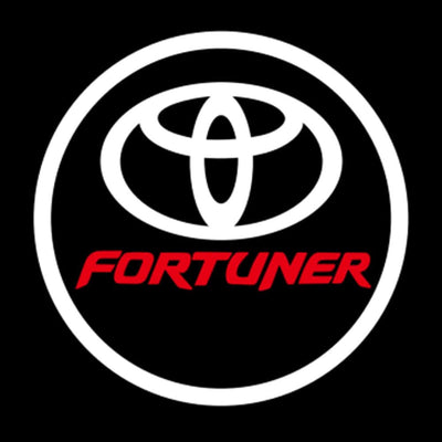 Toyota Fortuner 2nd Gen Dynamic Dual Lens Premium Door Puddle Lights Multiple Designs 2015-2017
