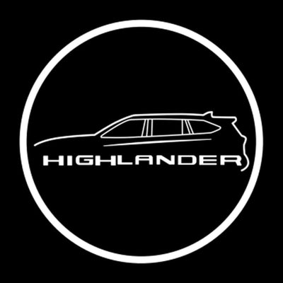 Toyota Highlander Dynamic Dual Lens Premium Door Puddle Lights Multiple Designs 2007-2025