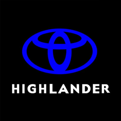 Toyota Highlander Dynamic Dual Lens Premium Door Puddle Lights Multiple Designs 2007-2025