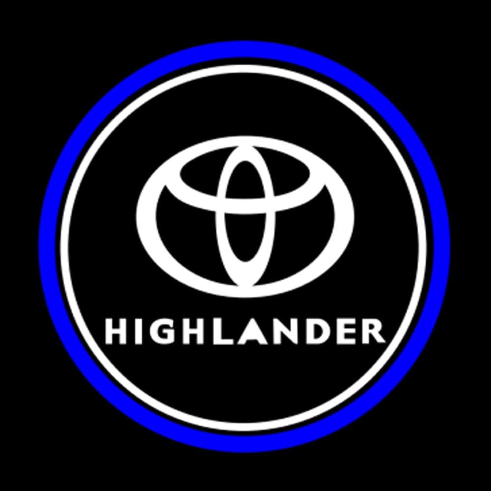 Toyota Highlander Dynamic Dual Lens Premium Door Puddle Lights Multiple Designs 2007-2025