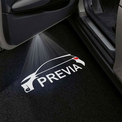 Toyota Previa 3rd Gen XR50 Premium Door Puddle Lights Multiple Designs 2006-2019