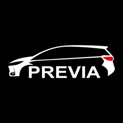 Toyota Previa 3rd Gen Dynamic Dual Lens Premium Door Puddle Lights Multiple Designs 2006-2019