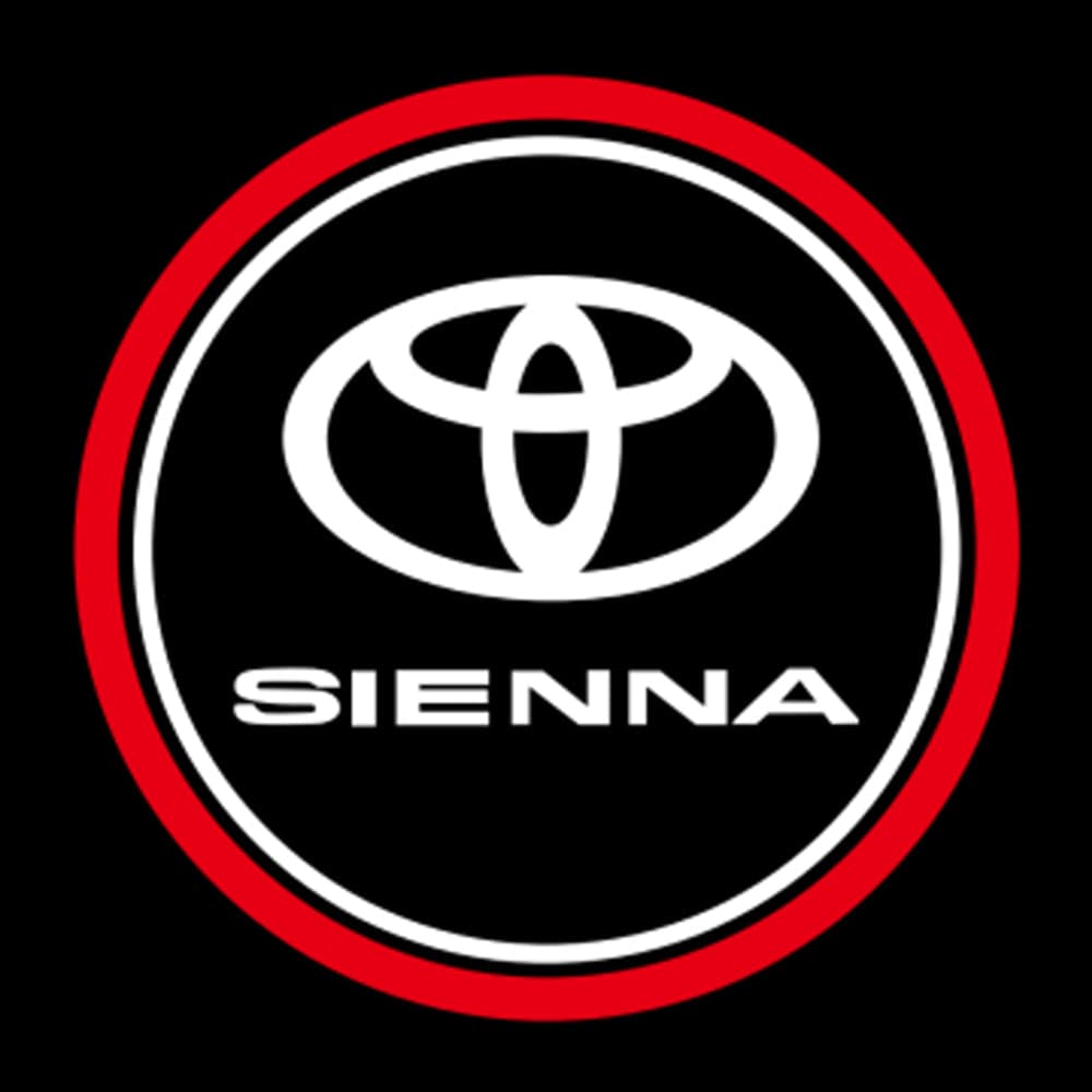 Toyota Sienna 3rd/4th Gen Dynamic Dual Lens Premium Door Puddle Lights Multiple Designs 2011-2025