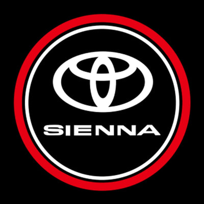 Toyota Sienna 3rd/4th Gen Dynamic Dual Lens Premium Door Puddle Lights Multiple Designs 2011-2025