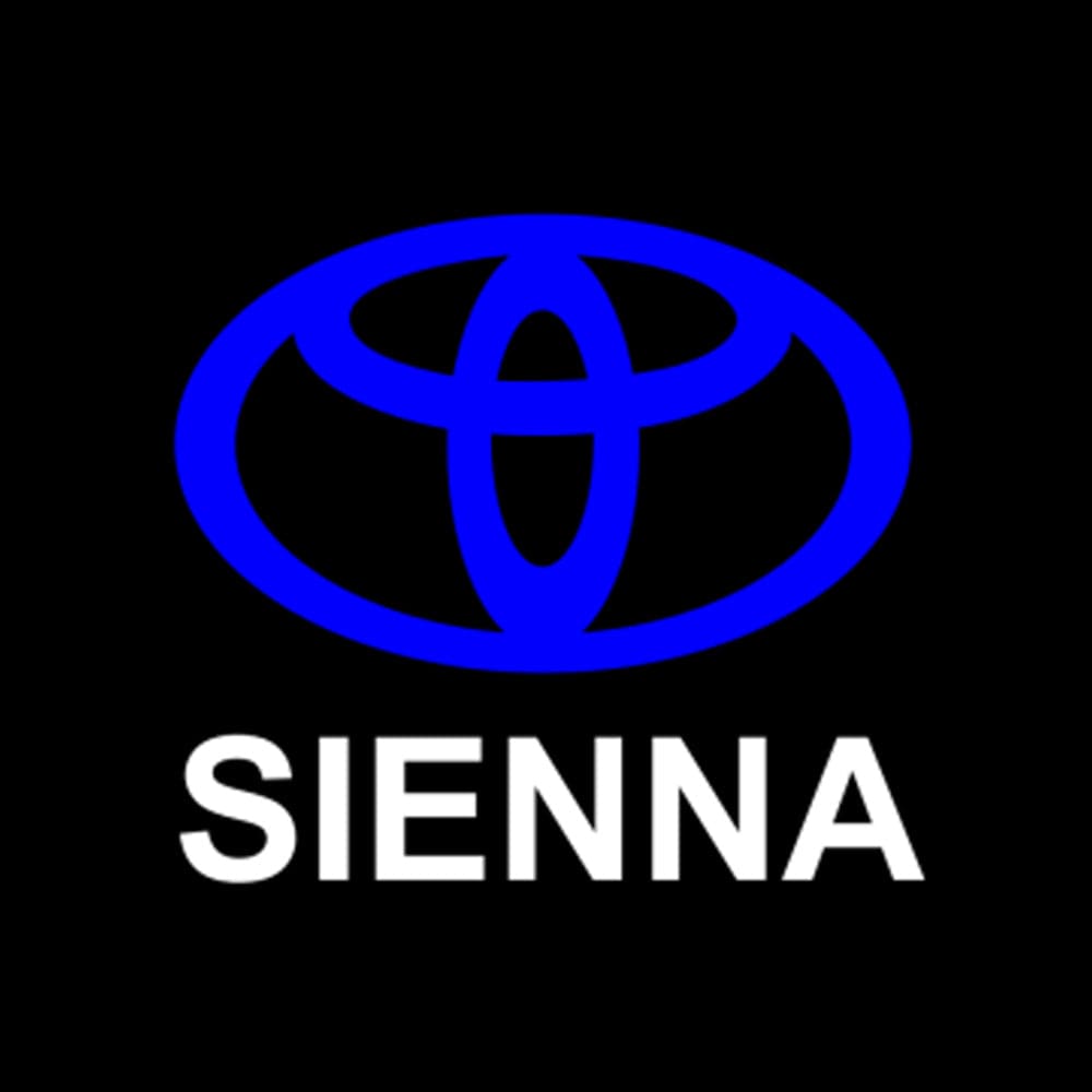 Toyota Sienna 3rd/4th Gen Dynamic Dual Lens Premium Door Puddle Lights Multiple Designs 2011-2025