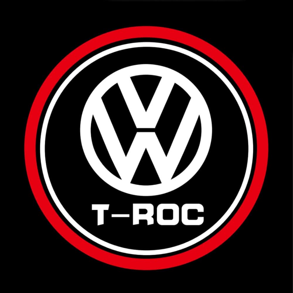 Volkswagen T-ROC Dynamic Dual Lens Premium Door Puddle Lights Multiple Designs 2017-2025