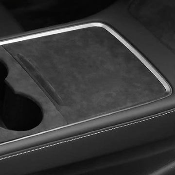 Alcantara Center Console Protective Hard Covers For Model Y 2020-2022 - PimpMyEV