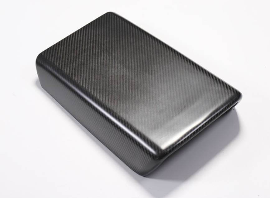 Genuine Carbon Fiber Armrest Fascia Cover For Model 3 (Matte) - PimpMyEV