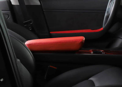 Armrest Protective Soft Cover For Model 3 (4 color options) - PimpMyEV