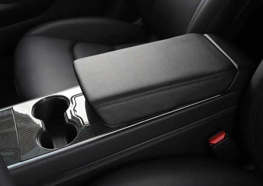 Armrest Protective Soft Cover For Model 3 (4 color options) - PimpMyEV