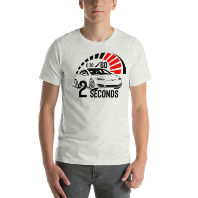 Plaid 0 to 60MPH in 2 Seconds Unisex t-shirt - PimpMyEV