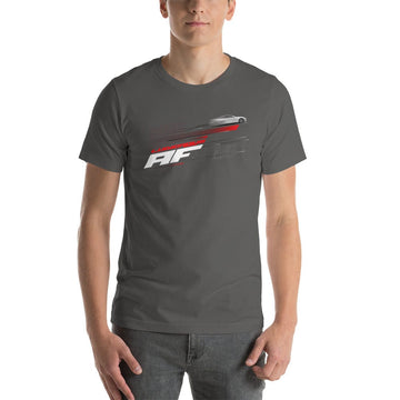 Ludicrous AF Diagonal Design Unisex t-shirt For Tesla Enthusiasts - PimpMyEV
