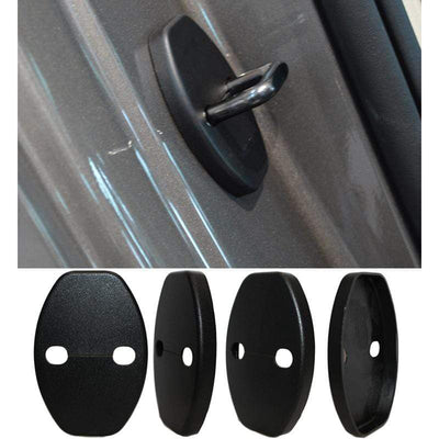 Matte Black Door Lock Protection Covers for Audi e-tron - PimpMyEV