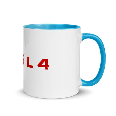 Tesla T35L4 White Ceramic Mug With Colors Inside - PimpMyEV