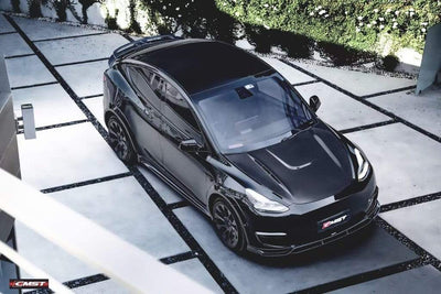 Auto Frontlippe Frontspoiler für Tesla Model Y 2017-2021, Auto