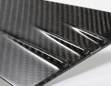 Genuine Carbon Fiber Front Quarter Glass Trims (Matte) For Model 3 2017-2021 - PimpMyEV
