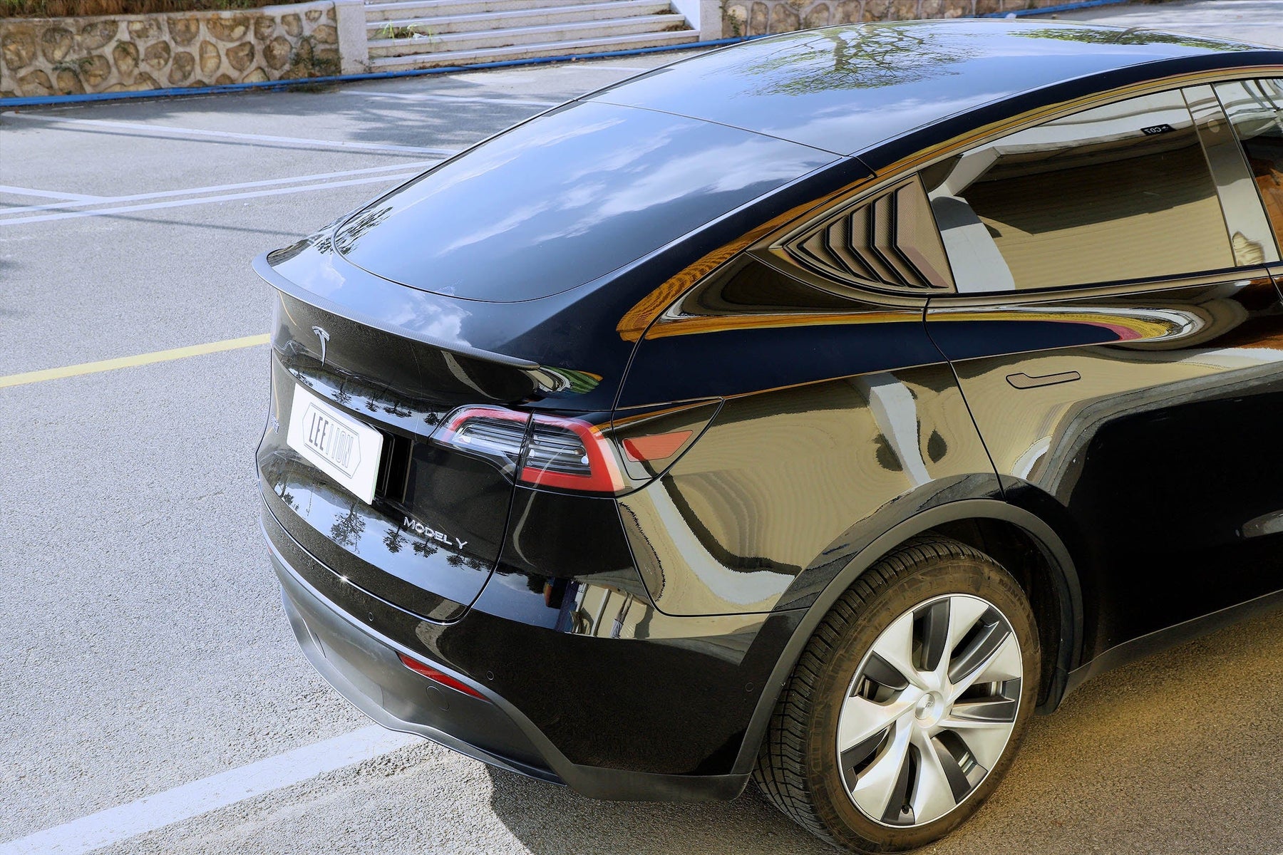 Real Molded Matte Carbon Fiber Rear Quarter Glass Windo Louver Covers ...