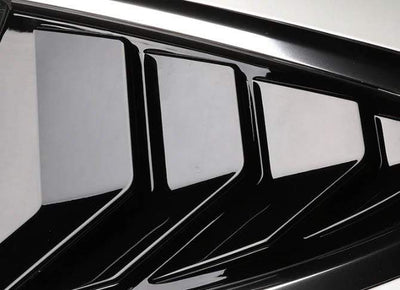Rear Quarter Glass Extended Gill Trims Carbon Fiber / Black  For Model 3 2017-2021 - PimpMyEV