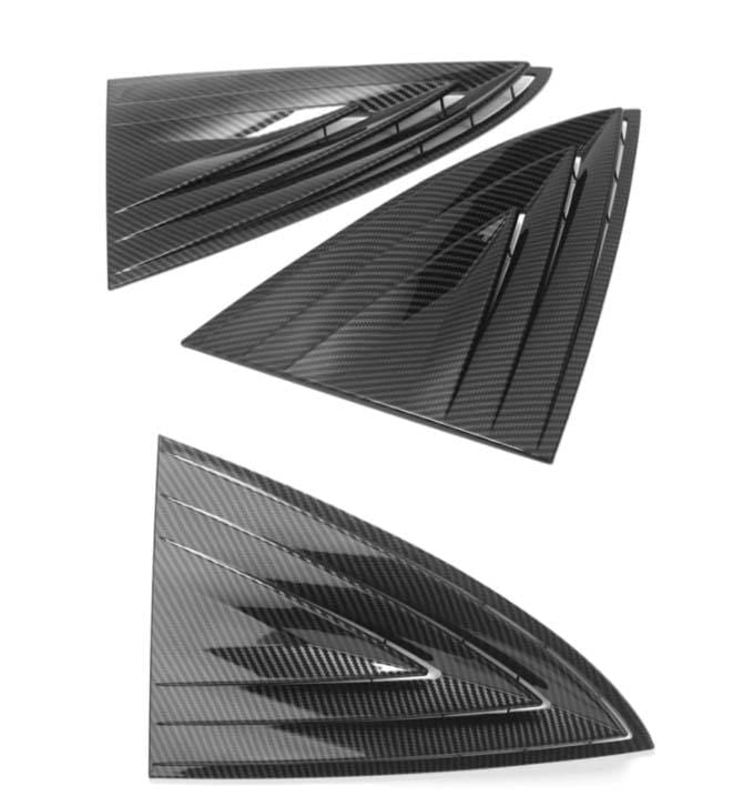 Rear Quarter Glass Pointed Gill Trims For Model 3 2017-2021 - PimpMyEV