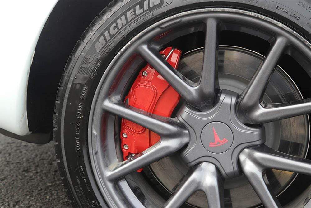 Red Brake Caliper Covers for Model 3 2017-2021 - PimpMyEV
