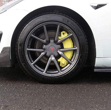 Yellow Brake Caliper Covers for Model Y 2020-2021 - PimpMyEV