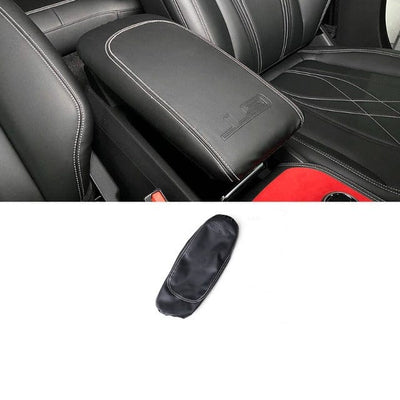 Vegan Leather Armrest Cover For Ford Mustang Mach-E 2021-2023 - PimpMyEV