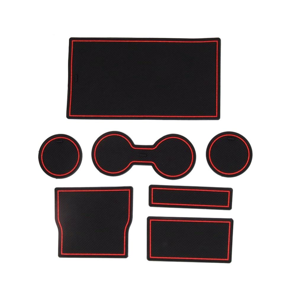 Non-Slip Rubber Mats Dashboard and Cup Holders for Model 3 - PimpMyEV