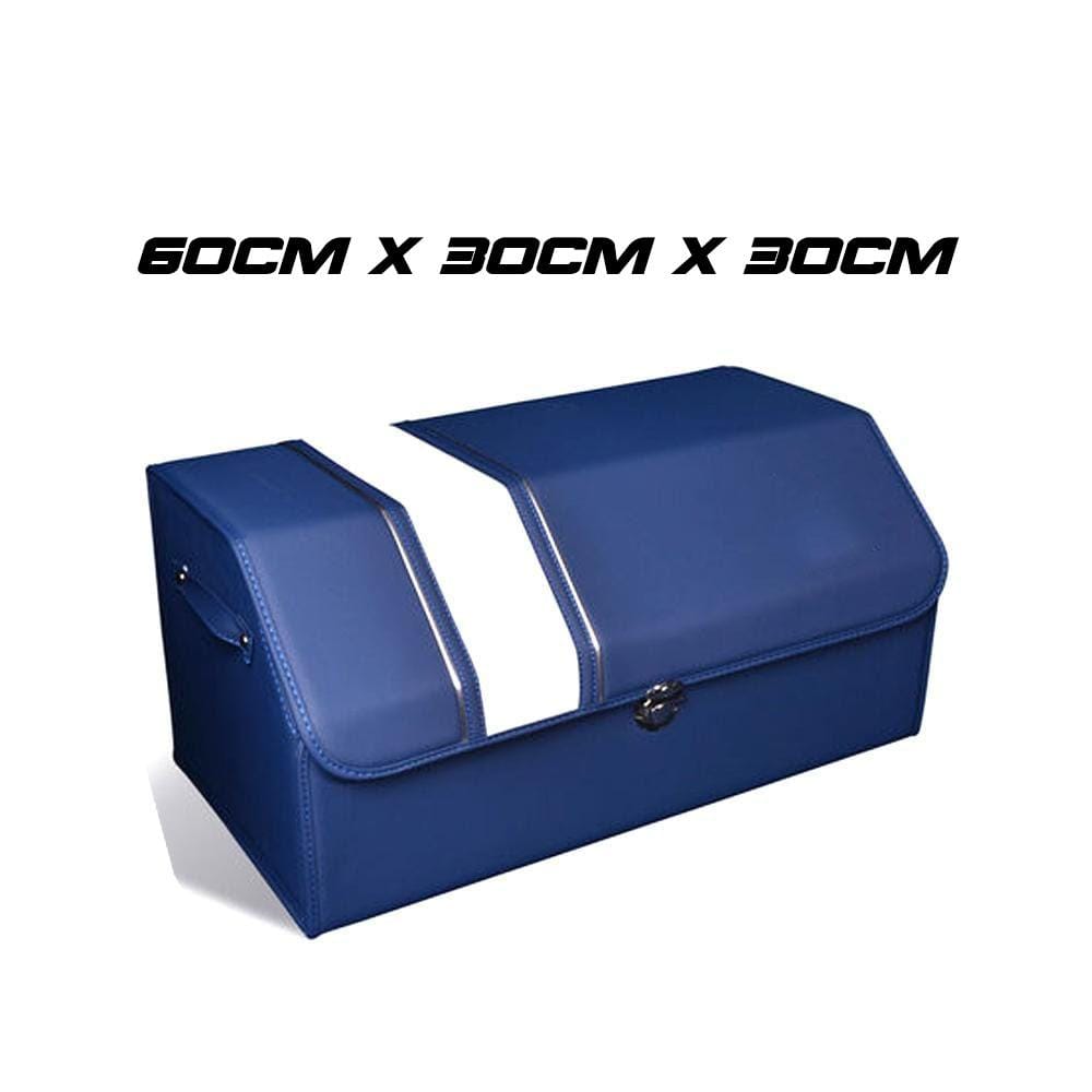 Folding Trunk Cargo Organizer Vegan Leather for All Teslas (2 colors) - PimpMyEV