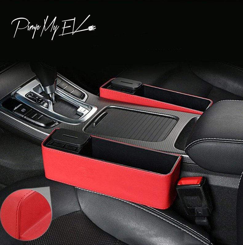CAR SEAT CREVICE STORAGE BOX FOR TESLA MODEL S 3 X Y