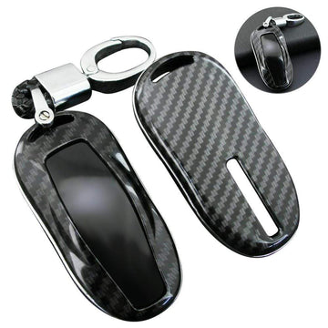 Carbon Fiber Style Key Case/Cover for Model 3 - PimpMyEV