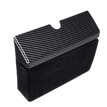 Carbon Fiber Style Storage Tray for Model X - PimpMyEV