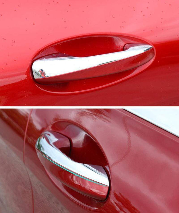 Chrome Door Handle Covers for Mercedes-Benz EQC | PimpMyEV